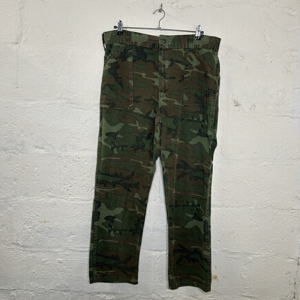 Vintage 70’s K-Mart Woodland Camouflage Hunting/Army Pants